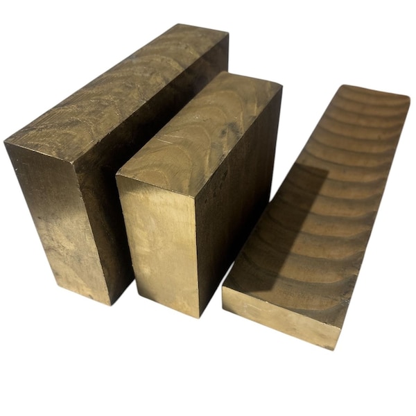Online Metal Supply 2 in x 4 in x 9 in, C954 Aluminum Bronze Flat Bar 954BRFBT2W4L9.1 - main