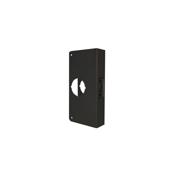 Don-Jo Mfg Door Wrap 2-3/4in Backset, 1-3/4in Door, 4-1/4in W x 9in H, 2-1/8in Hole, 613/US10B Oil Rubbed Bronze 4-10B-CW - main