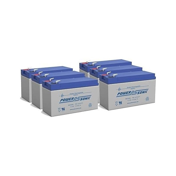 Power-Sonic Power Sonic PS-1270F1 - 12V 7Ah Rechargeable Sealed Lead Acid (SLA) Battery PS-1270 F1 - main