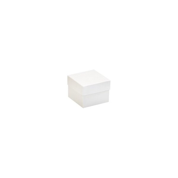 Bubblefast 50-4 x 4 x 3'' White Deluxe Gift Box Bottoms, 50PK BFDGB443W - main
