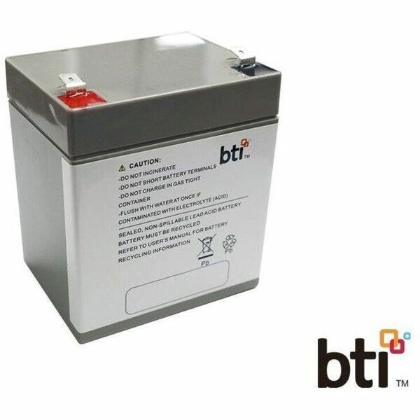 Battery Technology BTI 12V 5AH 1-CELL SEALED LEAD ACID BATTERY FOR APC BACKUPS BVN65 APCRBCV211-BTI - main