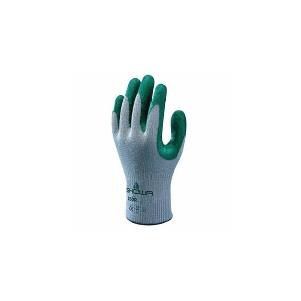 Showa Atlas Fit 350 Nitrile-Coated Glove, X-Large, Gray/Green 845-350XL-10 - main
