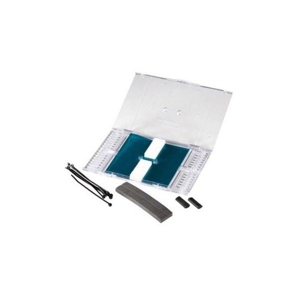 Ortronics FUSION SPLICE TRAY FOR 12, TRANSPARENT STACKABLE DESIGN, W/HINGED COVER FST2-F012 - main