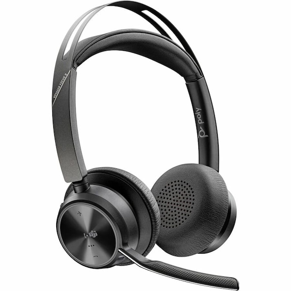 Hp POLY VOYAGER FOCUS 2 MICROSOFT TEAMS CERTIFIED USB-C-C HEADSET +USB-C/A ADAPTER 9T9J4AA#AC3 - main