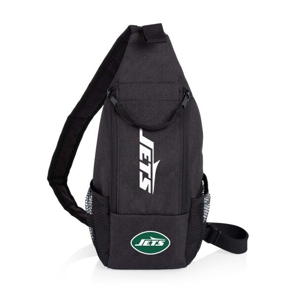 Picnic Time Family Of Brands New York Jets - Strider Cooler Sling Bag, (Black) 759-00-179-224-2 - main