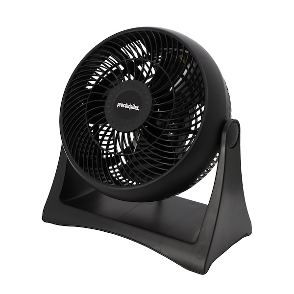 Proctor-Silex 8 Inch 35 Watt 3-Speed Adjustable Tilt Desk Office Fan in Black 750123601M - main