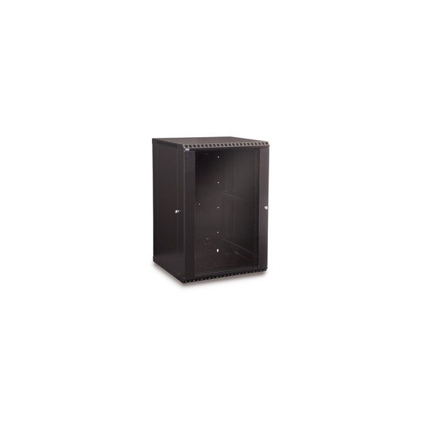 Cable Wholesale Rackmount Fixed Wall Mount Cabinet, Glass Door, 18U 61C2-11218 - main