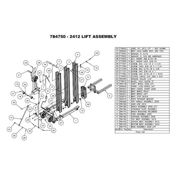Sumner Clamping, Workholding And Positioning, LOAD LINE 2412 784790 - main