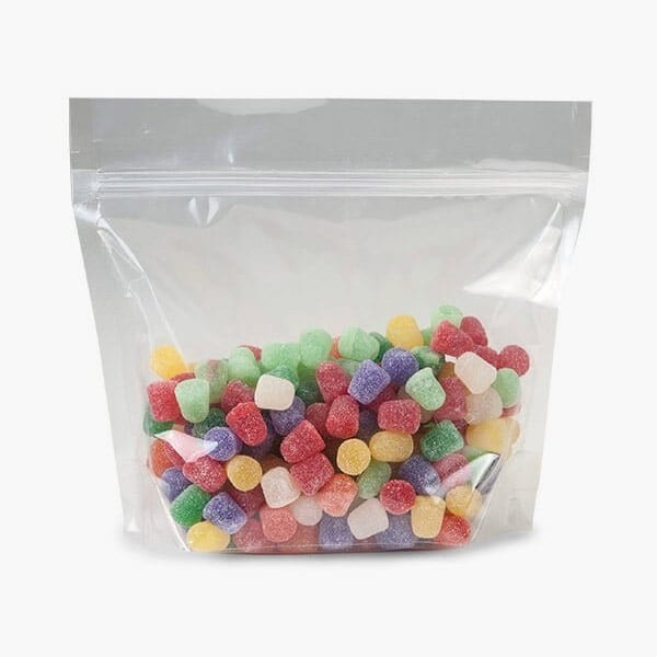 Nashville Wraps 8.5x6.5x2.5 Stand Up Zipper Top 2.5 mil Clear bags, 50PK HSUZP69 - main