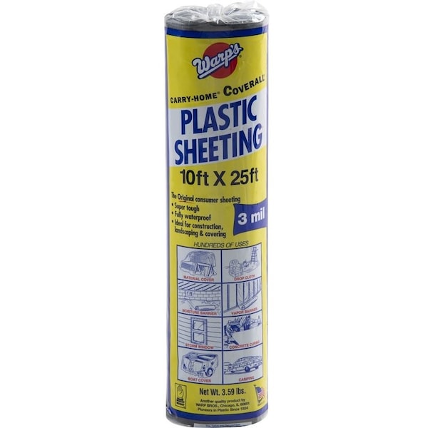 Carry-Home Poly Film 10X25Ft 3Mil Black SP-3CH10-B - main
