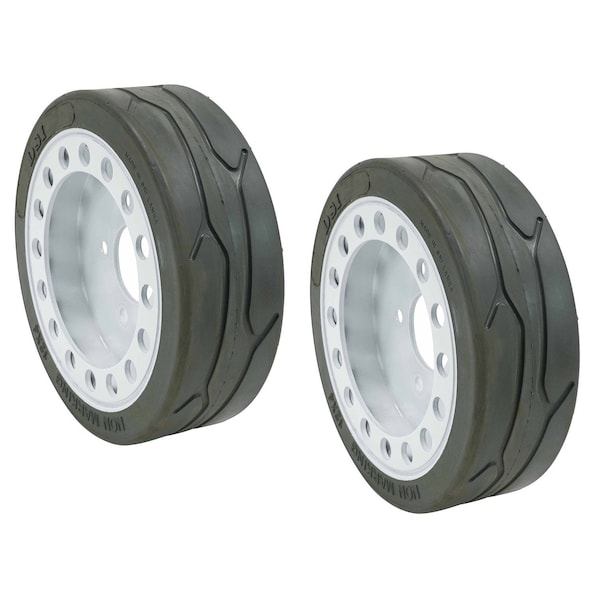 Mytee Products SkyJack 158436 Scissor Lift Tires 12 x 4 - Brake, 2PK SL-SKY-12-4-BRAKEx2 - main