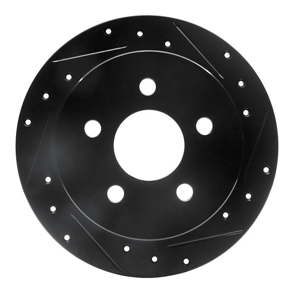 Dynamic Friction Co DFC Brake Rotor - Drilled and Slotted - Black 633-52012R - main