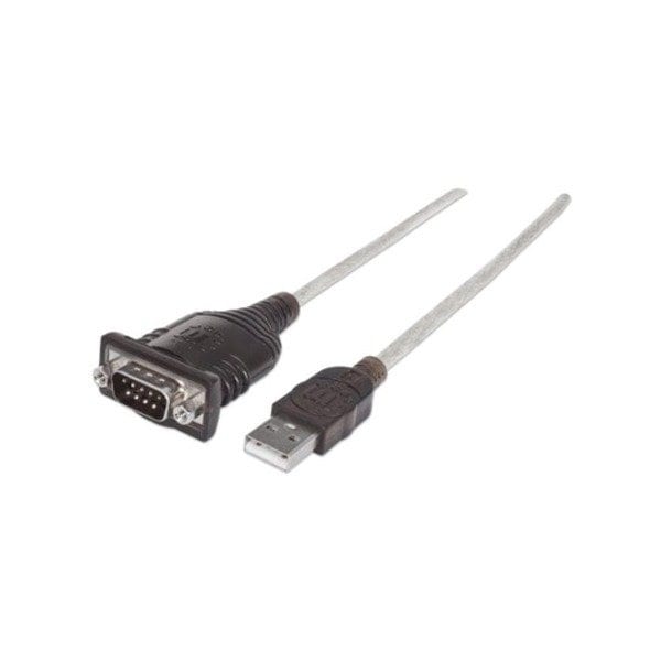 Manhattan USB TO SERIAL CONVERTER CONNECTS 1 SERIAL DEVICES TO USB 151856 - main
