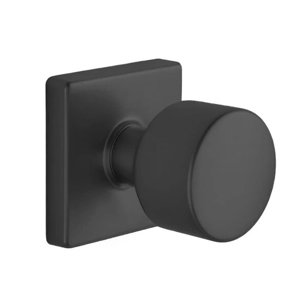 Emtek Residential Door Knobs Dummy Matte Black EE3310PGMB - main