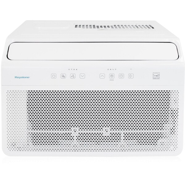 Keystn 8,000 BTU Window Mounted Inverter Air Conditioner with Supplemental Heat and Remote Control KSTAW08INV-HC - main