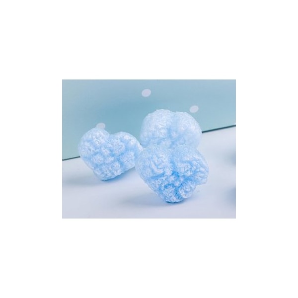 Bubblefast FunPak Blue Hearts Packing Peanuts Plant Based Biodegradable Compostable 1.5 cu ft Bag FP 1.5-Blue Hearts - main