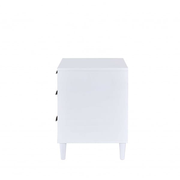 Homeroots 21" Brown Three Drawers Nightstand 319132 - main