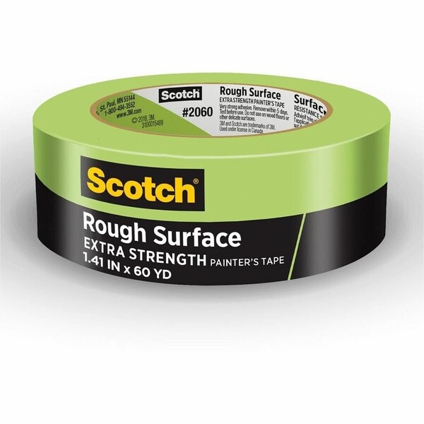 Scotch 1.41 x 60 Yds Green Scotch Rough Surface Painter's Tape 2060-36AP - main
