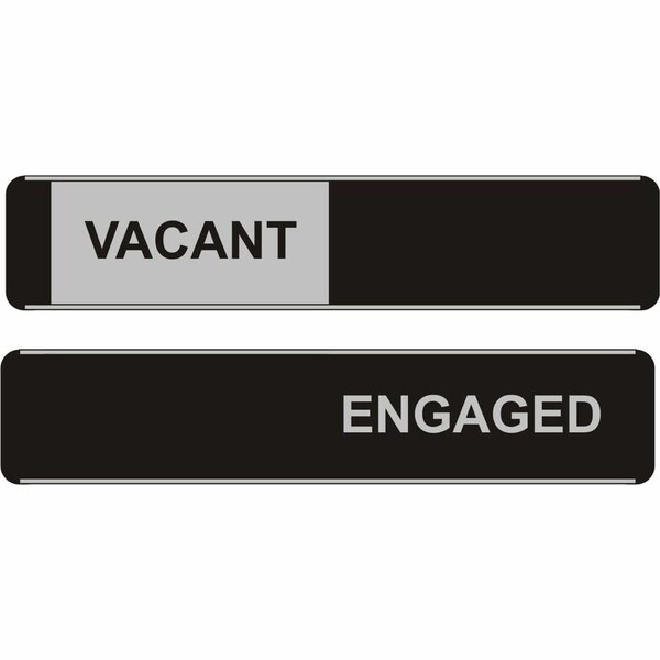 Seco Vacant, Aluminum, Plastic, 2" x 2.05 in, Self-adhesive OF142 - main