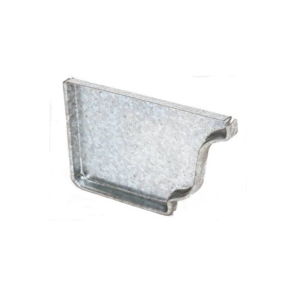 Amerimax Home Products 4" Mf Galv Left End Cap 15205 - main