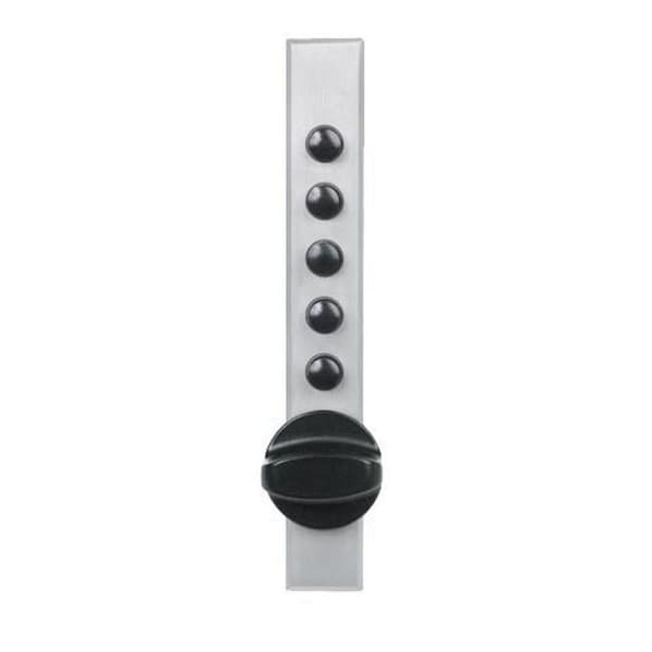 Simplex Cabinet Lock with Standard Deadbolt for Wood Applications - Satin Chrome 9622C20-26D - main