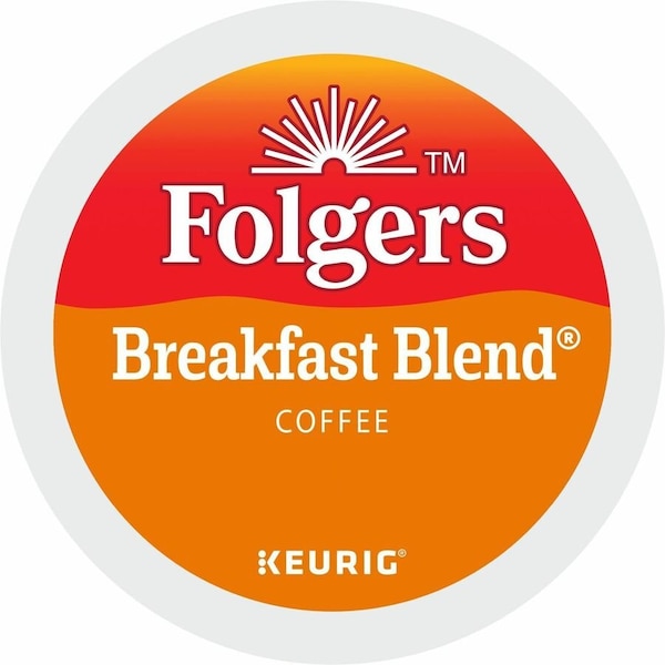 Folgers K-Cup Breakfast Blend Coffee - Compatible with Keurig K-Cup Brewer - Mild - K-Cup - Breakfast, 4PK 5000370677 - main