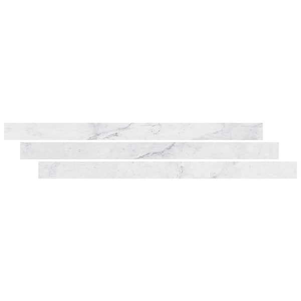Msi LVT Trim, LVT, White-Cool, 94 in L, 1.77 in W, Low Gloss ZOR-LVT-TR-0638 - main