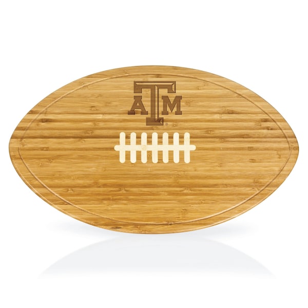 Picnic Time Family Of Brands NCAA Texas A&M Aggies Kickoff Football Cheese Board - Novelty Charcuterie Board 908-00-505-563-0 - main
