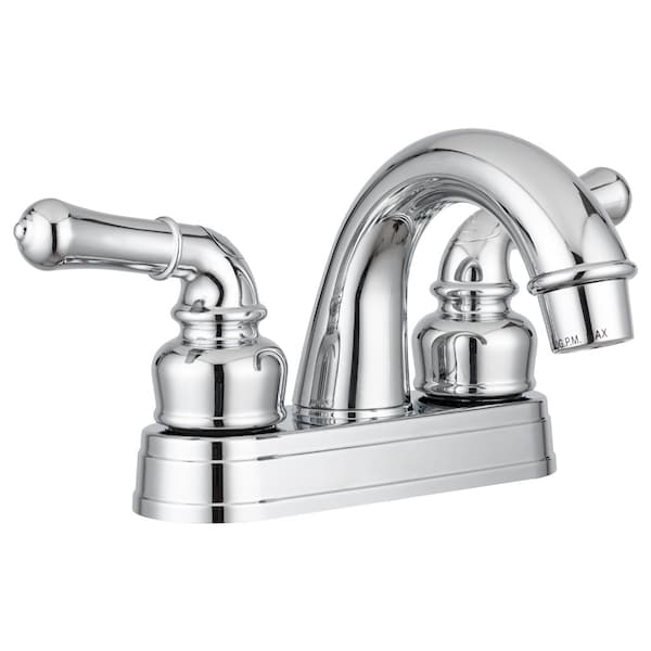 Dura Faucet Used For Lavatory Single Piece Deck Mount Classical Arc Spout 2 Teapot Handle Chrome Plated DF-PL620C-CP - main