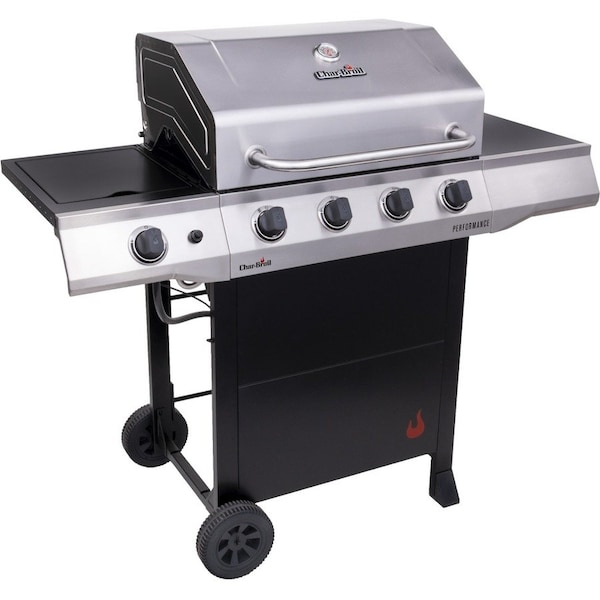 Char-Broil Performance Gas Grill with Chef's Tray, Liquid Propane, 2 ft 1/2 in W Cooking Surface, Steel 463351021 - main