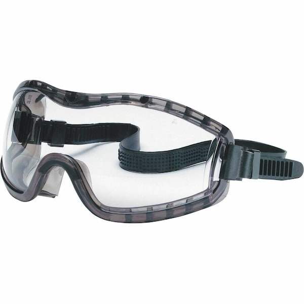 Mcr Safety Safety Goggles, Clear Lens, UV-AF Anti-Fog Coating, Indirect Vent, Adjustable Rubber Strap 2310AF - main