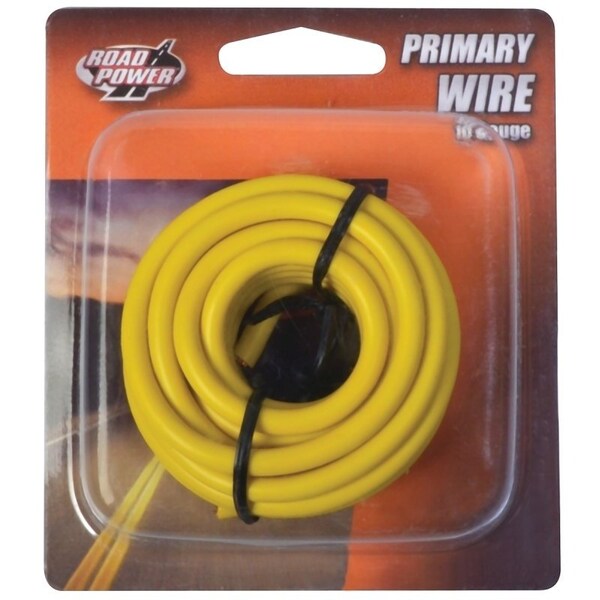 Southwire Road Power Electrical Wire, 10 AWG Wire, 25/60 VAC/VDC, Copper Conductor, Yellow Sheath, 7 ft L 55672233/10-1-14 - main