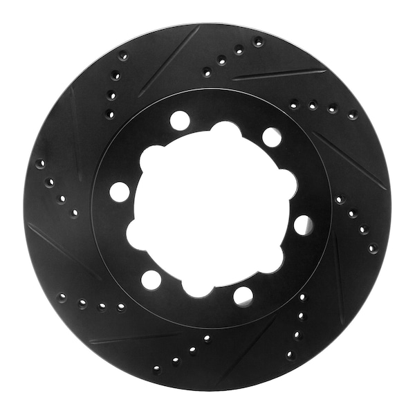 Dynamic Friction Co DFC Brake Rotor - Drilled and Slotted - Black 633-63134L - main