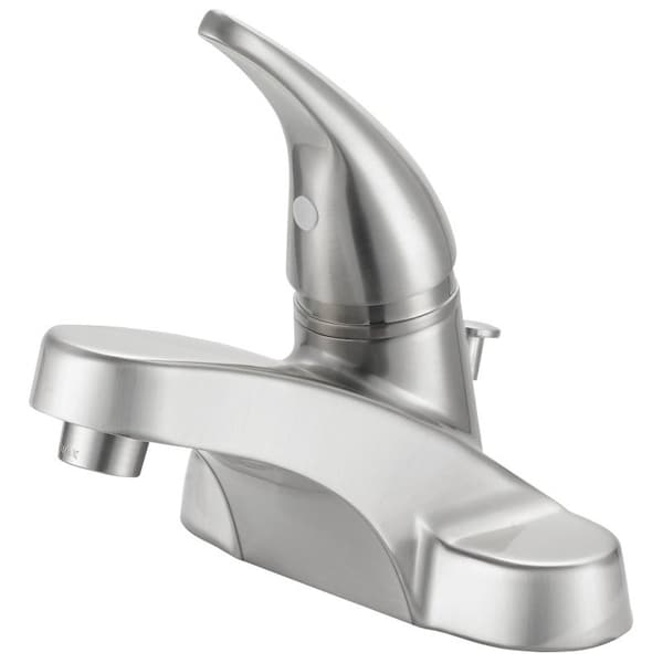 Boston Harbor Lavatory Faucet, 1.2 gpm, 1-Faucet Handle, 3-Faucet Hole, Metal/Plastic, Brushed Nickel TQ-F4510042NP - main