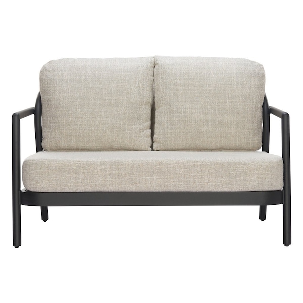 Homeroots 50" Beige Polypropylene Sofa 667660 - main