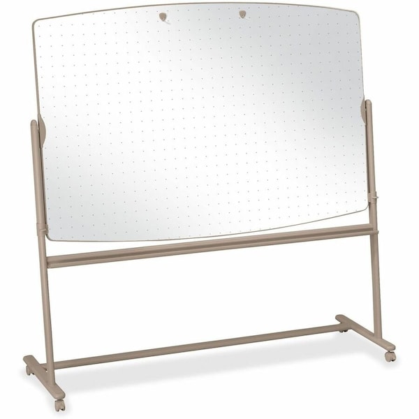 Quartet Dry Erase Board, Melamine, 48 in, 72 in, Steel Frame, White, Gloss 3640TE - main