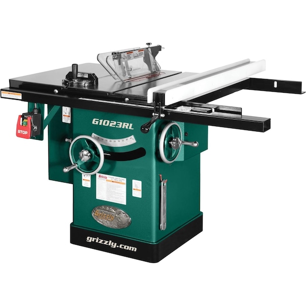 Grizzly 10" 3 HP 240V Cabinet Table Saw G1023RL - main