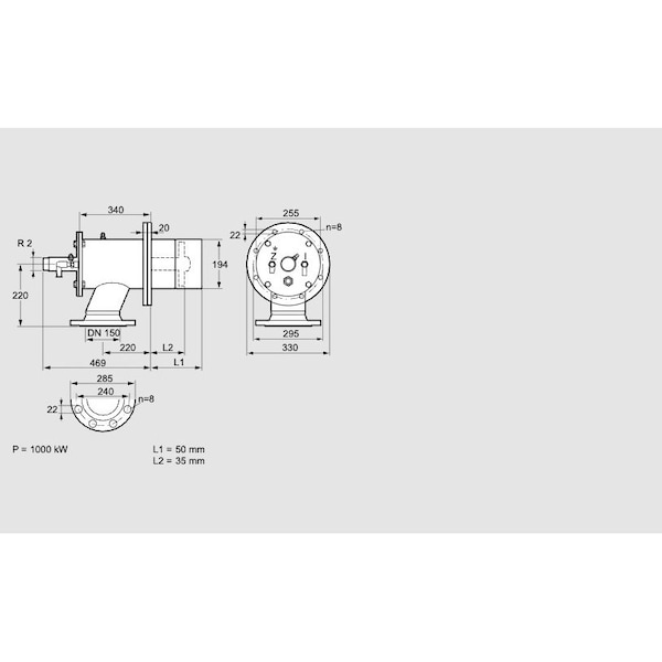 Honeywell Kromschroder ZIO 200RB 50/35 20 D, BURNERS GAS, INSTAL KS84277017 - main