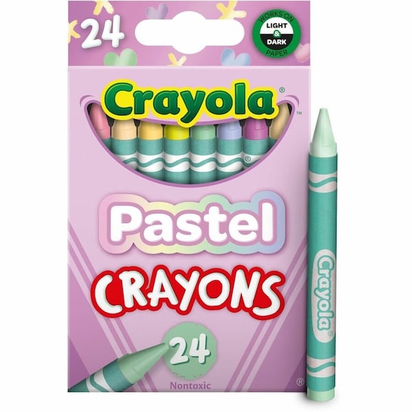 Crayola Pastel Crayons, 24 Colors Per Set, 144PK 521835 - main