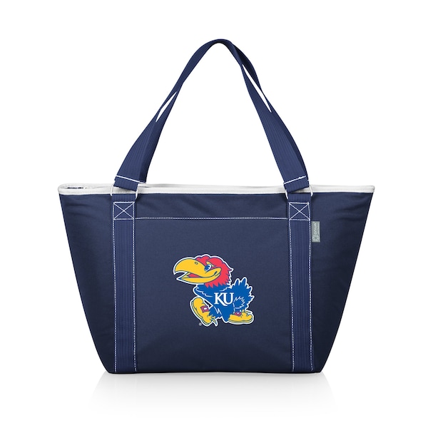 Picnic Time Family Of Brands NCAA Kansas Jayhawks Topanga Tote Cooler Bag - Soft Cooler Bag - Picnic Cooler 619-00-138-244-0 - main