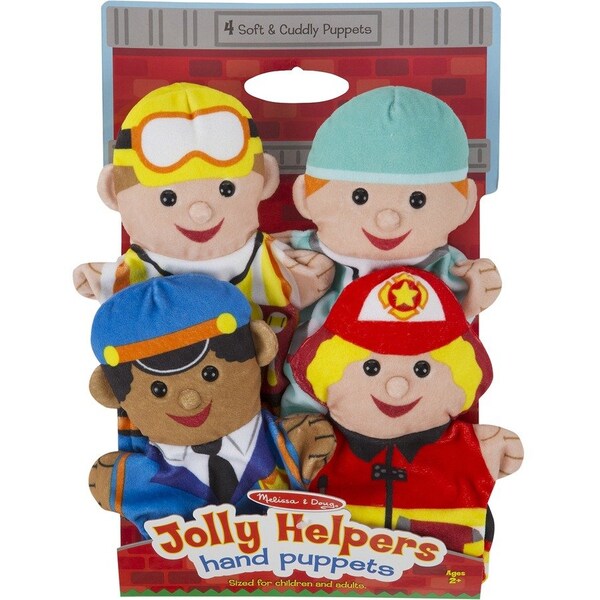 Melissa & Doug Jolly Helpers Hand Puppets 9086 - main