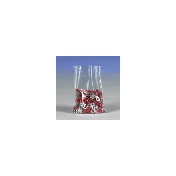 Bubblefast 1000-4 x 40'' - 3 Mil Clear Flat Poly Bags, 1000PK BFPB4110 - main