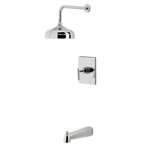 Kingston Brass Single-Handle Pressure Balanced Tub and Shower Faucet, Polished Chrome KB6341CML - main