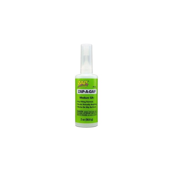 Zap Glue 2 oz ZAP A Gap CA Glue PAAPT01 - main