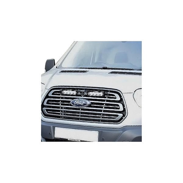 Triplerlight GMUSFT01K Grille Mount Fits for 2015-2022 Ford Transit - Black TRP-GMUSFT01K - main