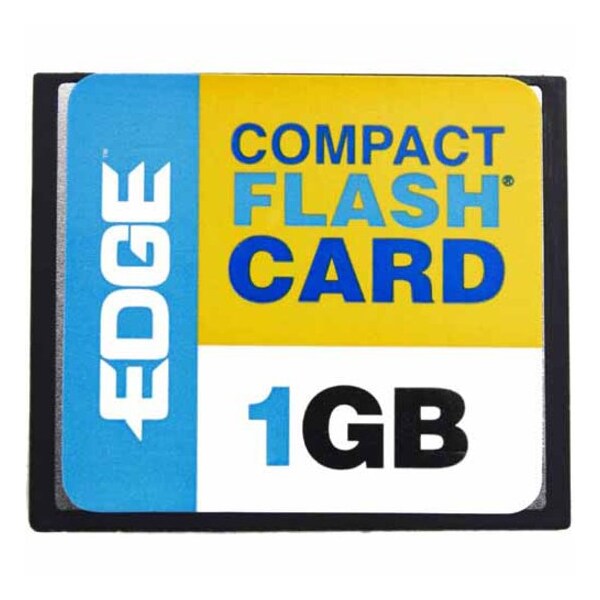 Edge Memory EDGE Tech 1GB Digital Media CompactFlash Card - 1 GB PE188993 - main