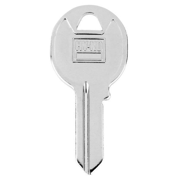 Hy-Ko Key Blank, Brass, Nickel-Plated, For: Master MH3 Locks 11010MH3 - main