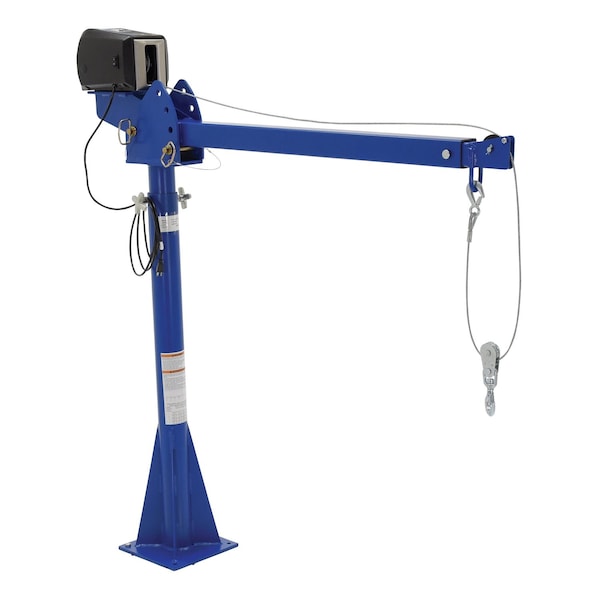Vestil Ac Powered Jib Crane, 2K, 4-7 ft., Boom Csa WTJ-20-4-AC-CSA - main