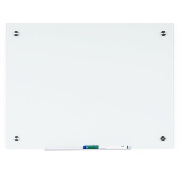 Mastervision Glass Dry-Erase Board, 24" X 36", Non-Magnetic GL074407 - main