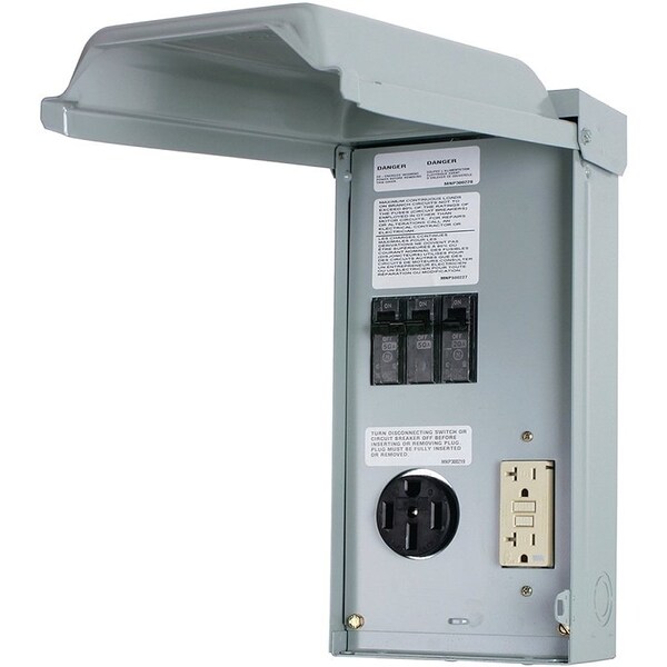 Ge GE Industrial Solutions GE1LU502SS Unmetered RV Outlet Box, 70 A, 3R GE1LU502SS - main